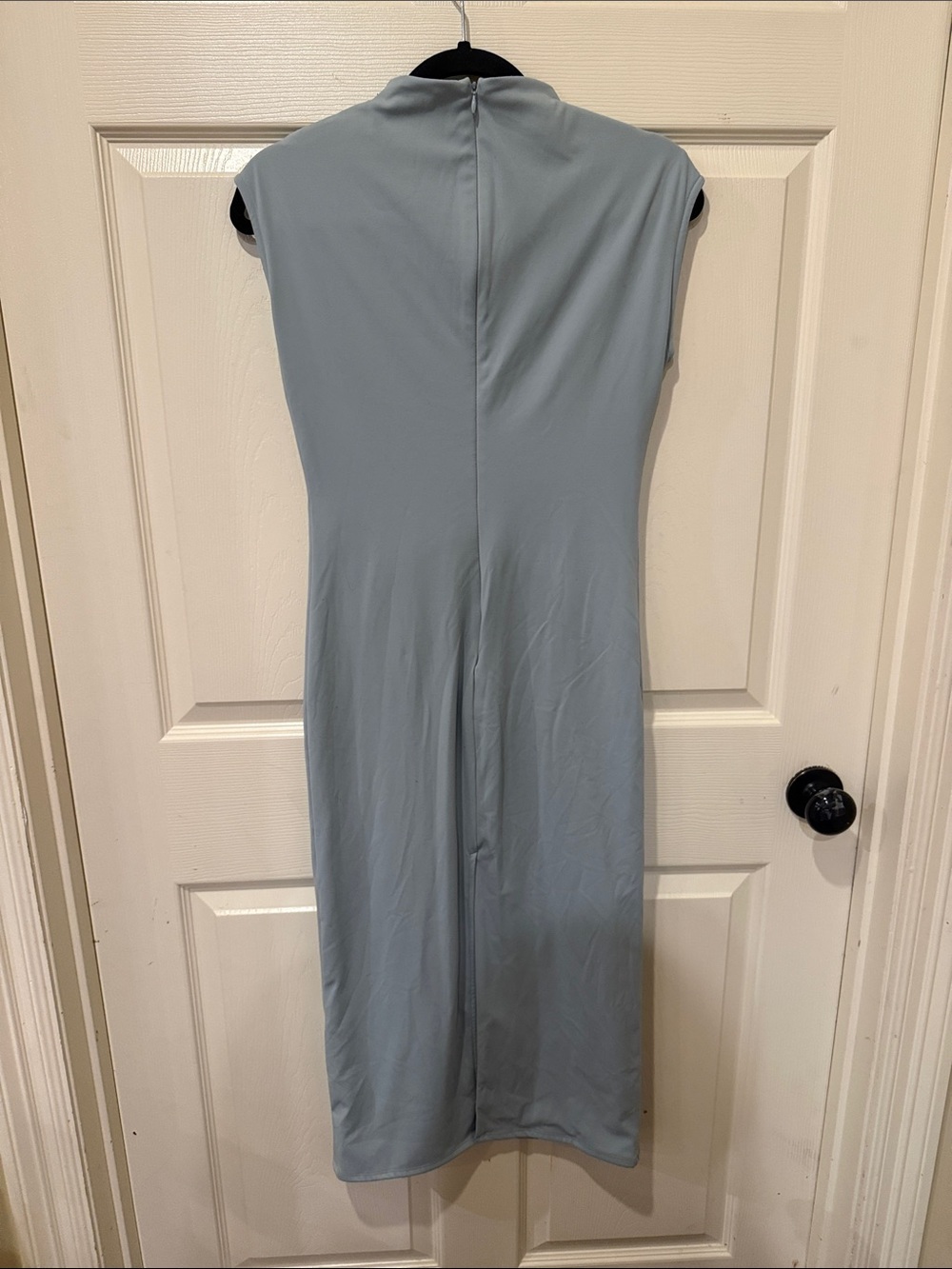 Open Edit smooth edit funnel neck midi dress, small - Picture 8 of 9